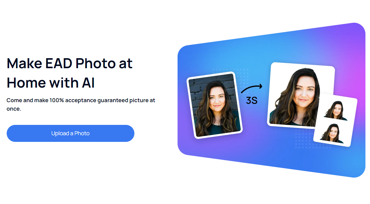 EAD Card Photo Maker and Editor AI Supported & Instant Results