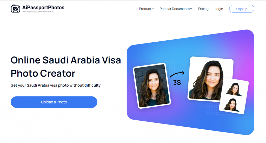 Online Saudi Arabia Visa Photo Creator