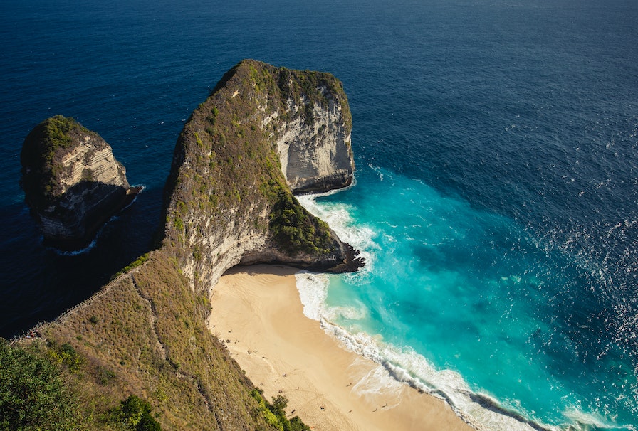 Sea of Bali in Indonesia