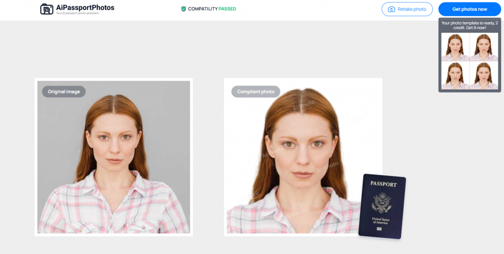 passport photo example