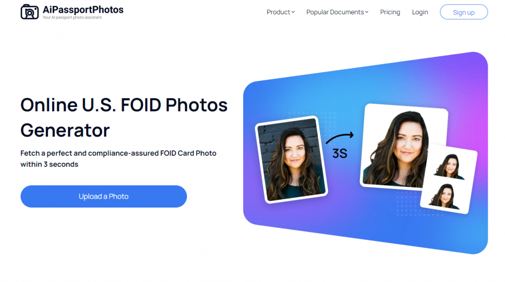Online U.S. FOID Photos Generator
