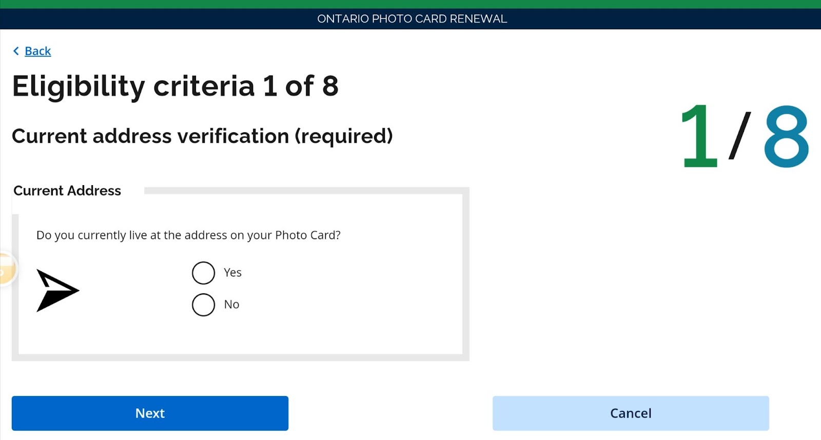 renew process for ontario photo card
