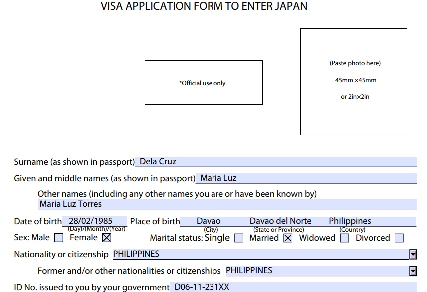 Japan Visa Requirements For Filipinos