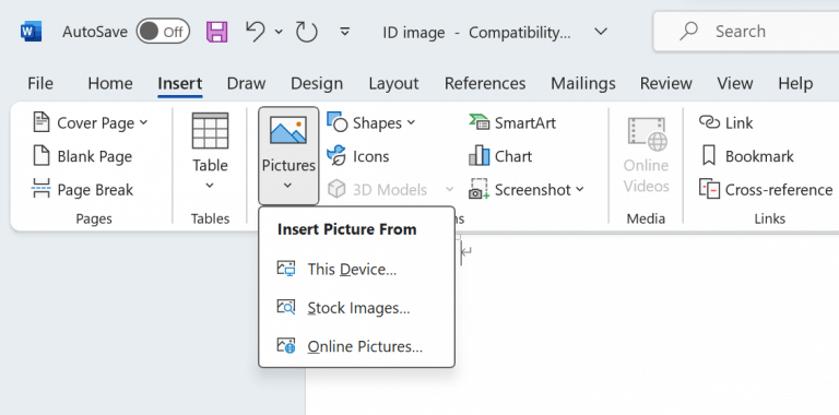 How to Make a 2x2 Picture in Word