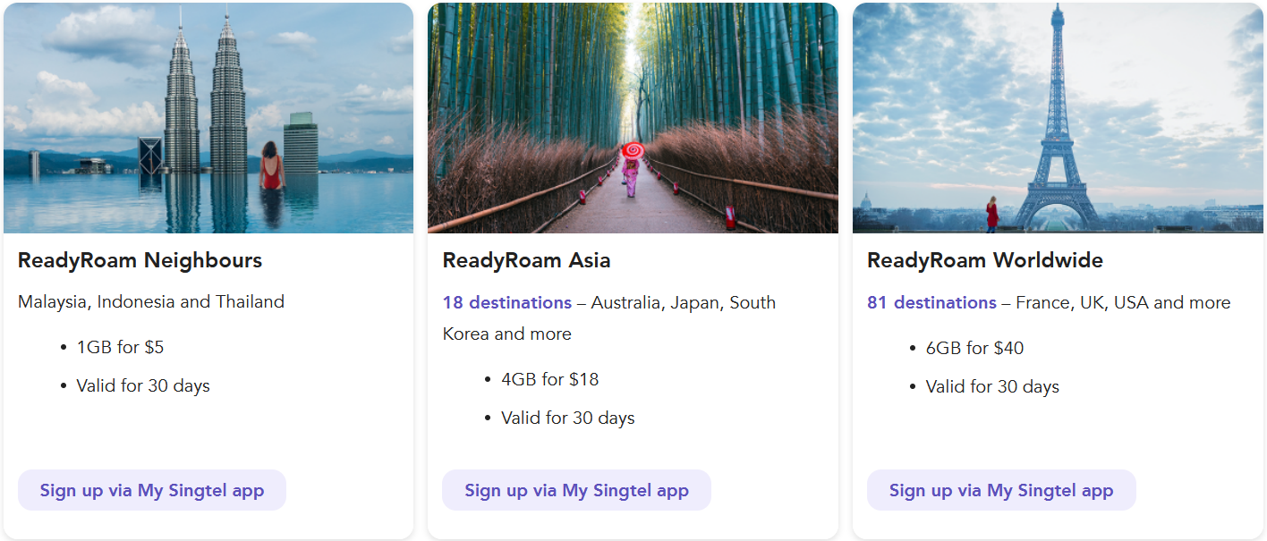 Singtel ReadyRoam