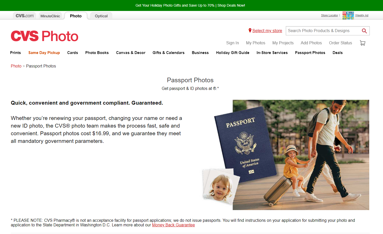 How much are cvs passport photos 