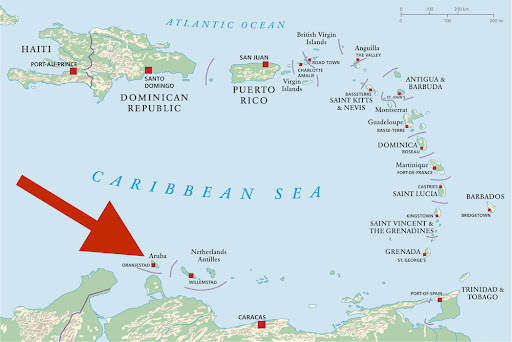 Aruba's Map