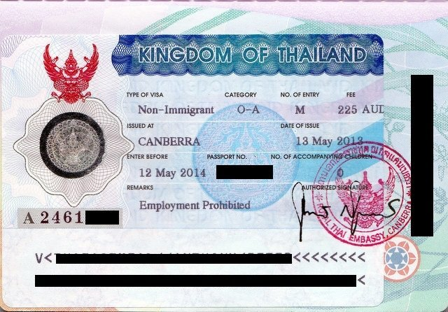 Non-immigration O-A Retirement Visa