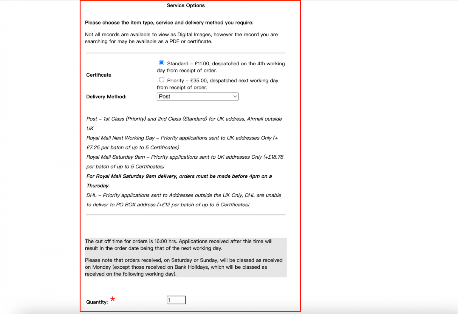 How to Order Birth, Death, Marriage or Civil Partnership Certificate - Birth Certificate File Fees