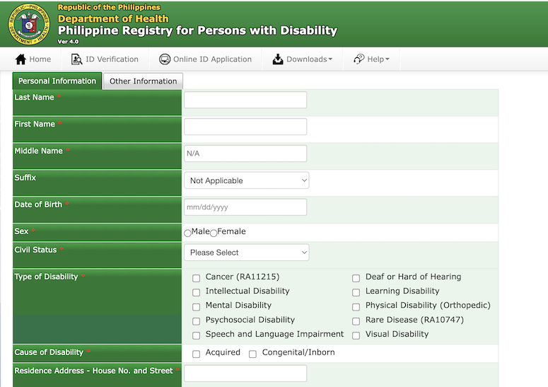 renew pwd id online