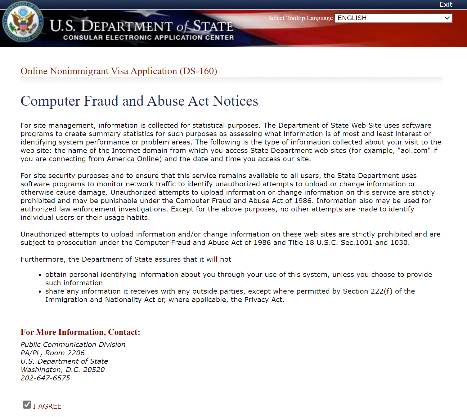 Computer Fraud and Abuse Act Notices