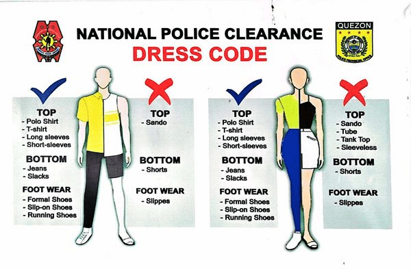 Police Clearance Dress Code