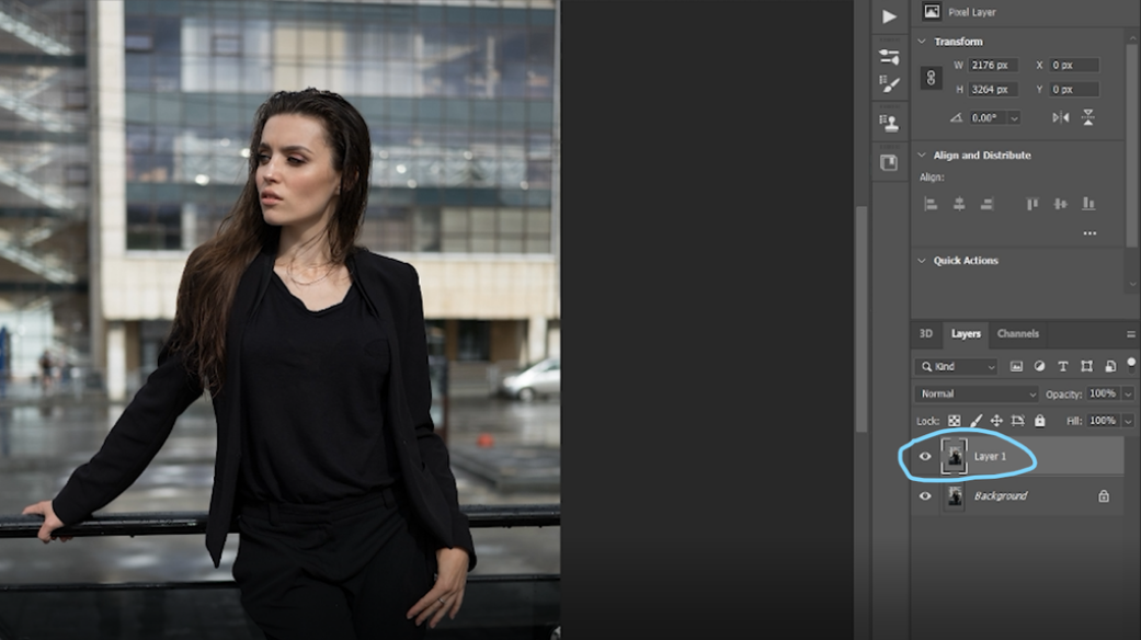 add layer to photo in photoshop