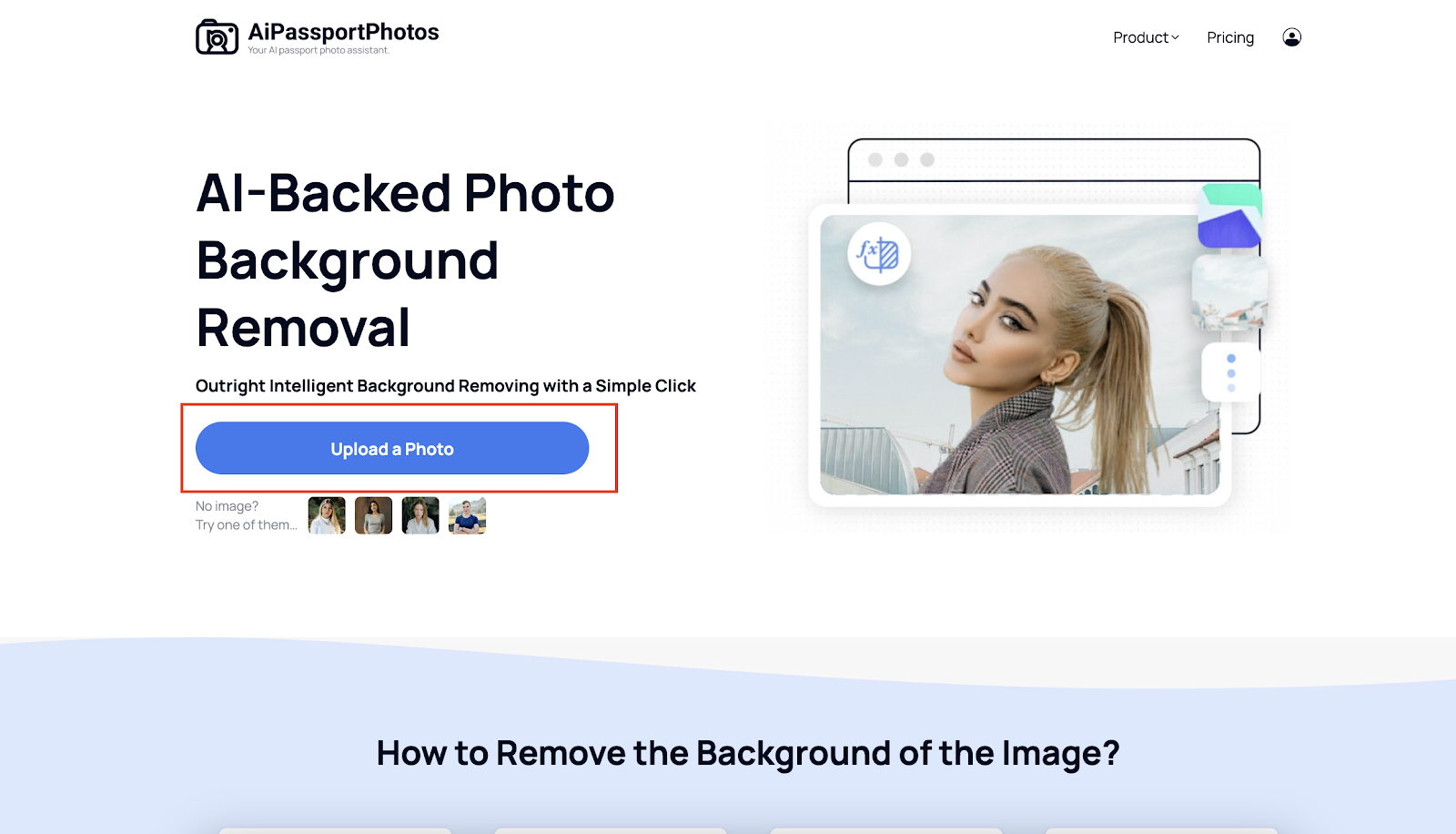 AiPassportPhotos AI Background Remover