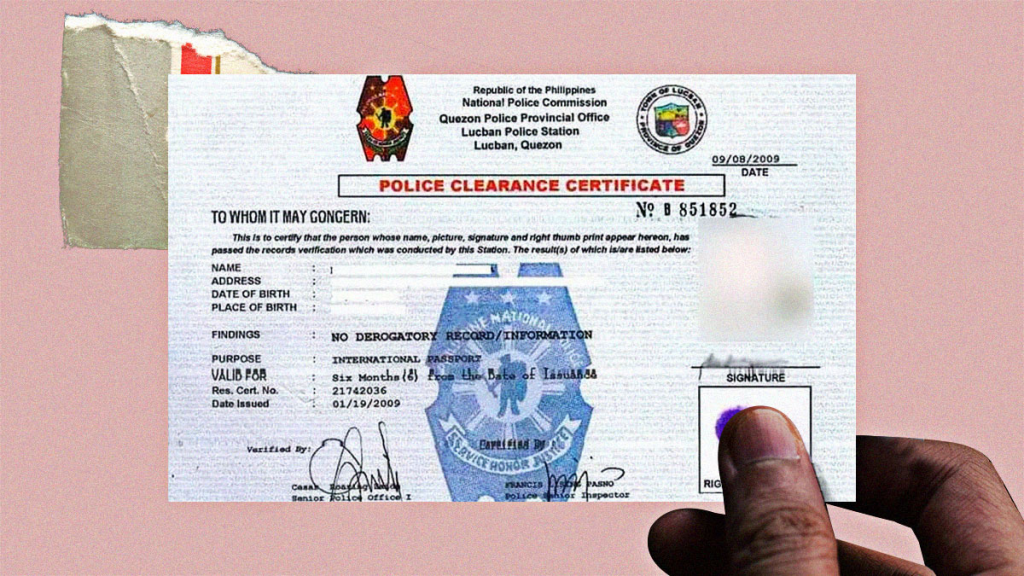 Police Clearance