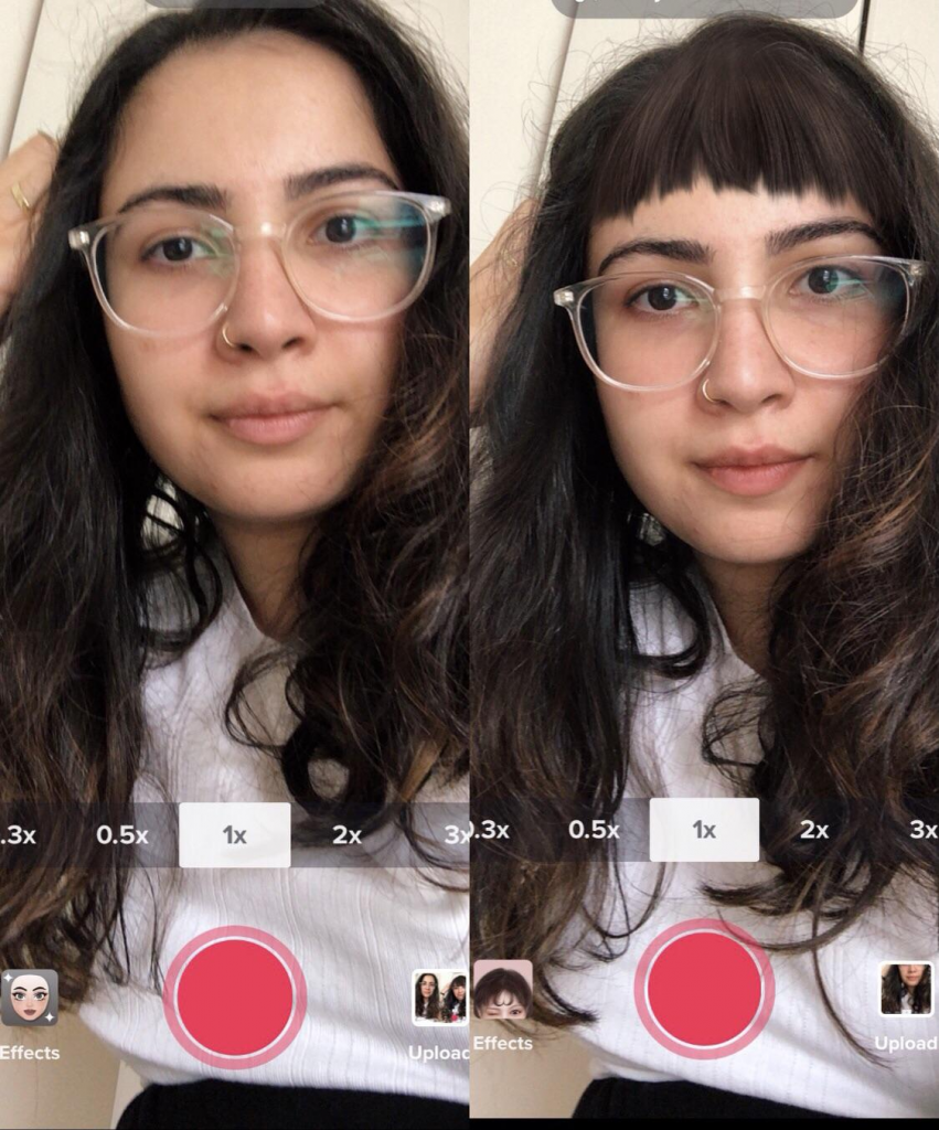 TikTok Bangs Simulator