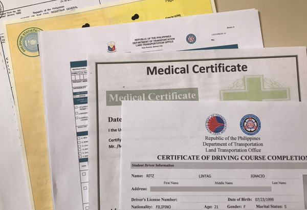 LTO Medical Certificate