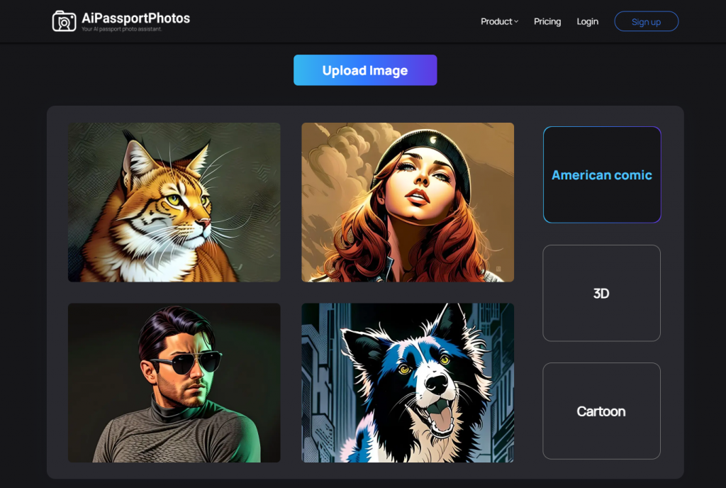 AiPassportPhotos - AI Comic Generator