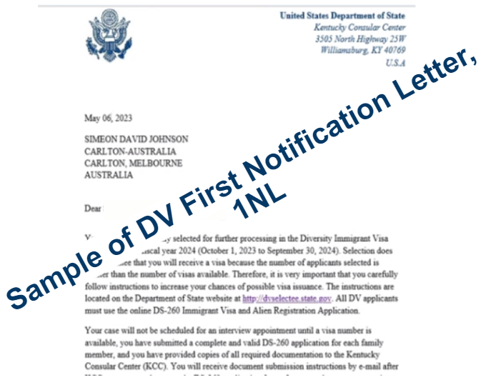 sample of dv first notification letter