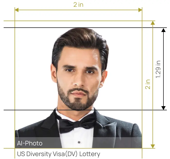 DV lottery visa photo