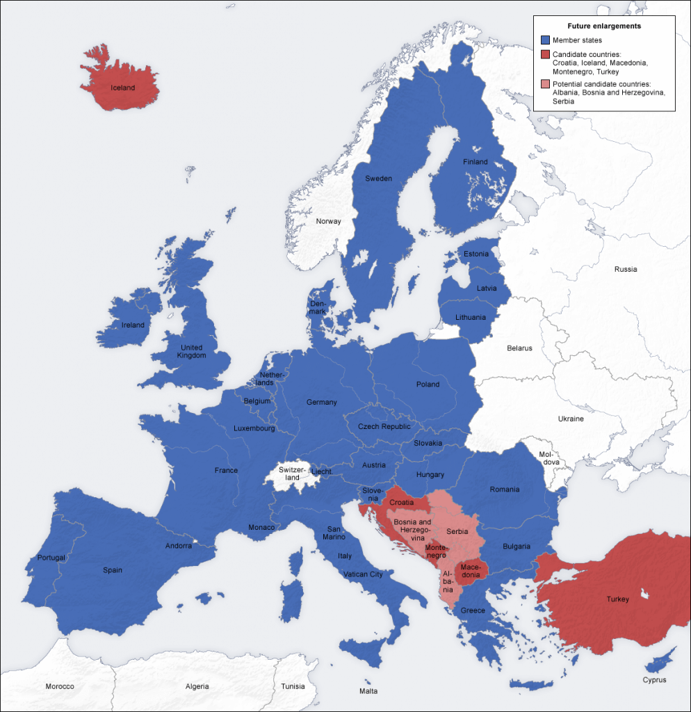 eu map