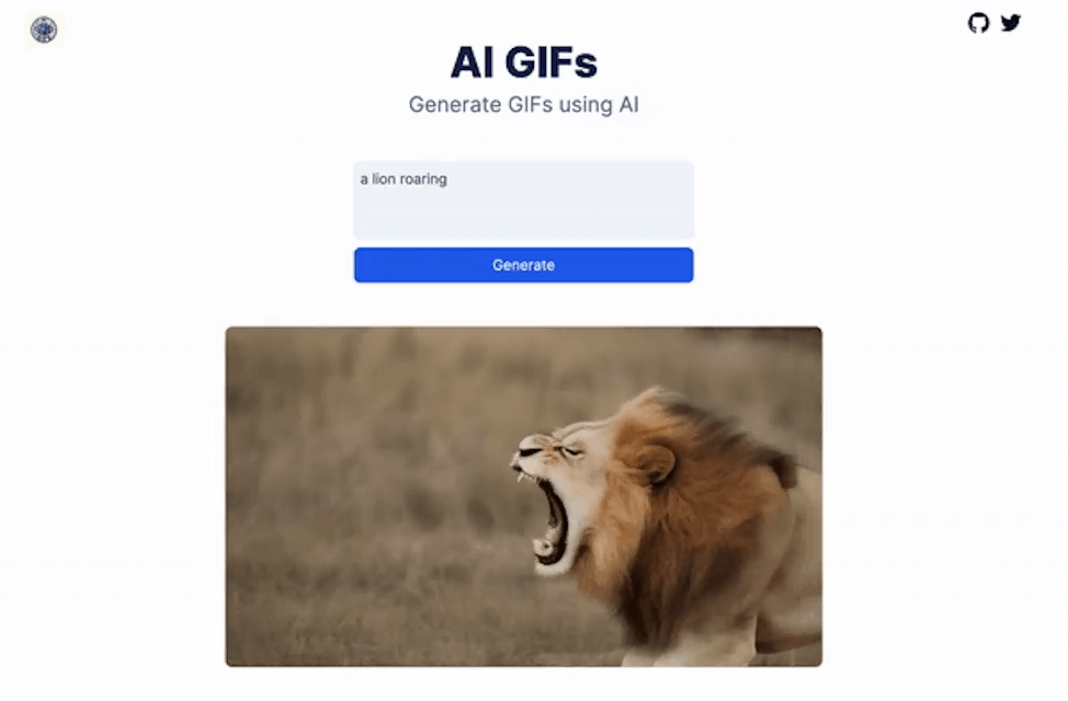 AI GIFs generating gifs