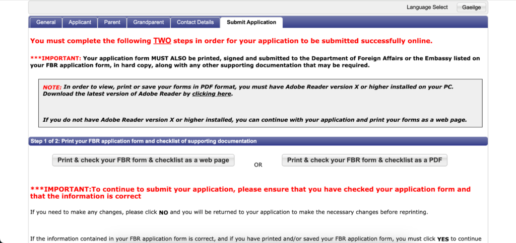 APPLY FOR IRISH PASSPORT THROUGH PARENT visual data 8