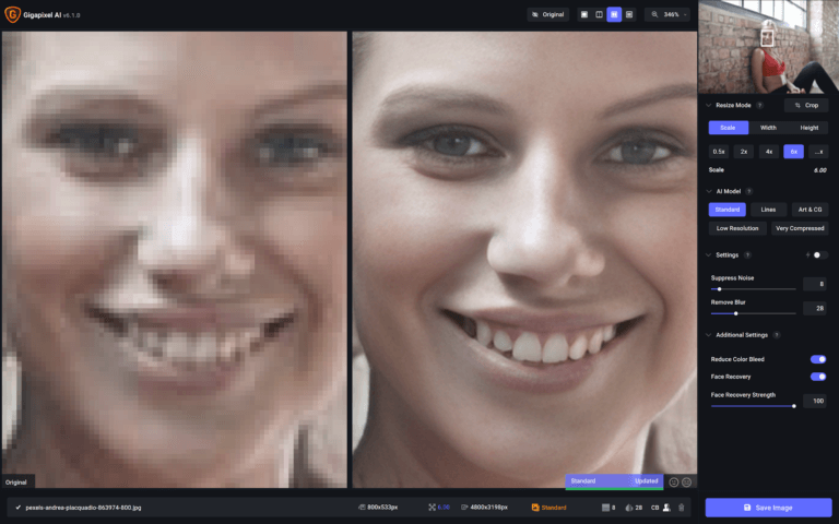 Top 11 AI Face Enhancer to Beautify Portrait Photo