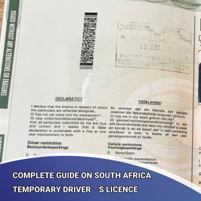Complete Guide on South Africa Temporary Driver’s Licence