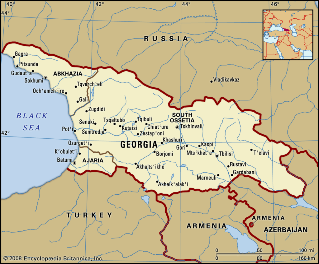 Georgia map
