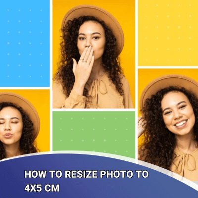 How to Resize photo to 4x5 cm