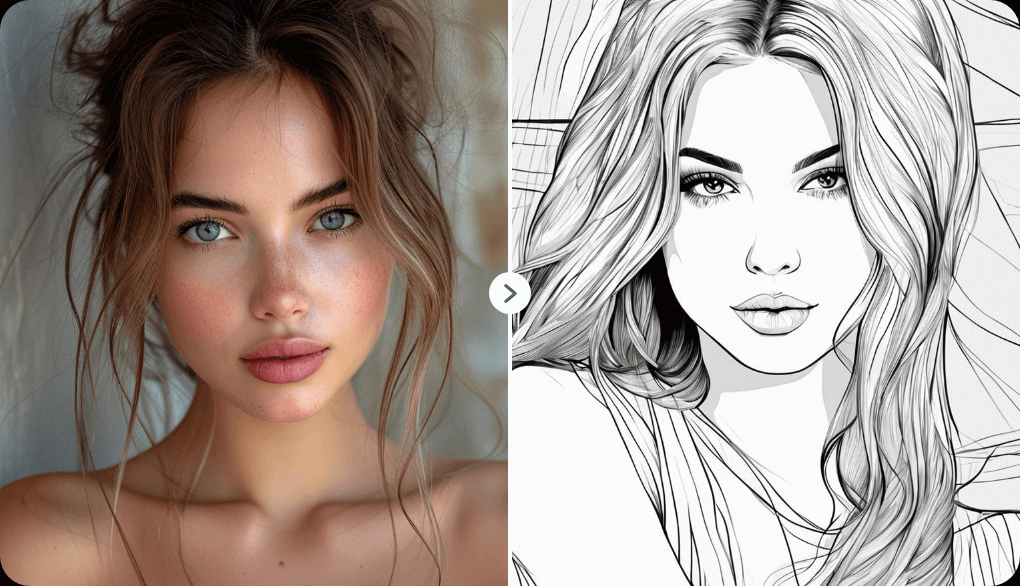ai generated line art pictures