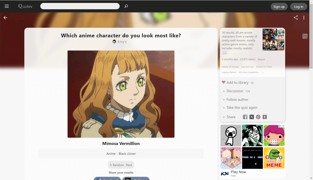 Which Anime Character Do I Look Like