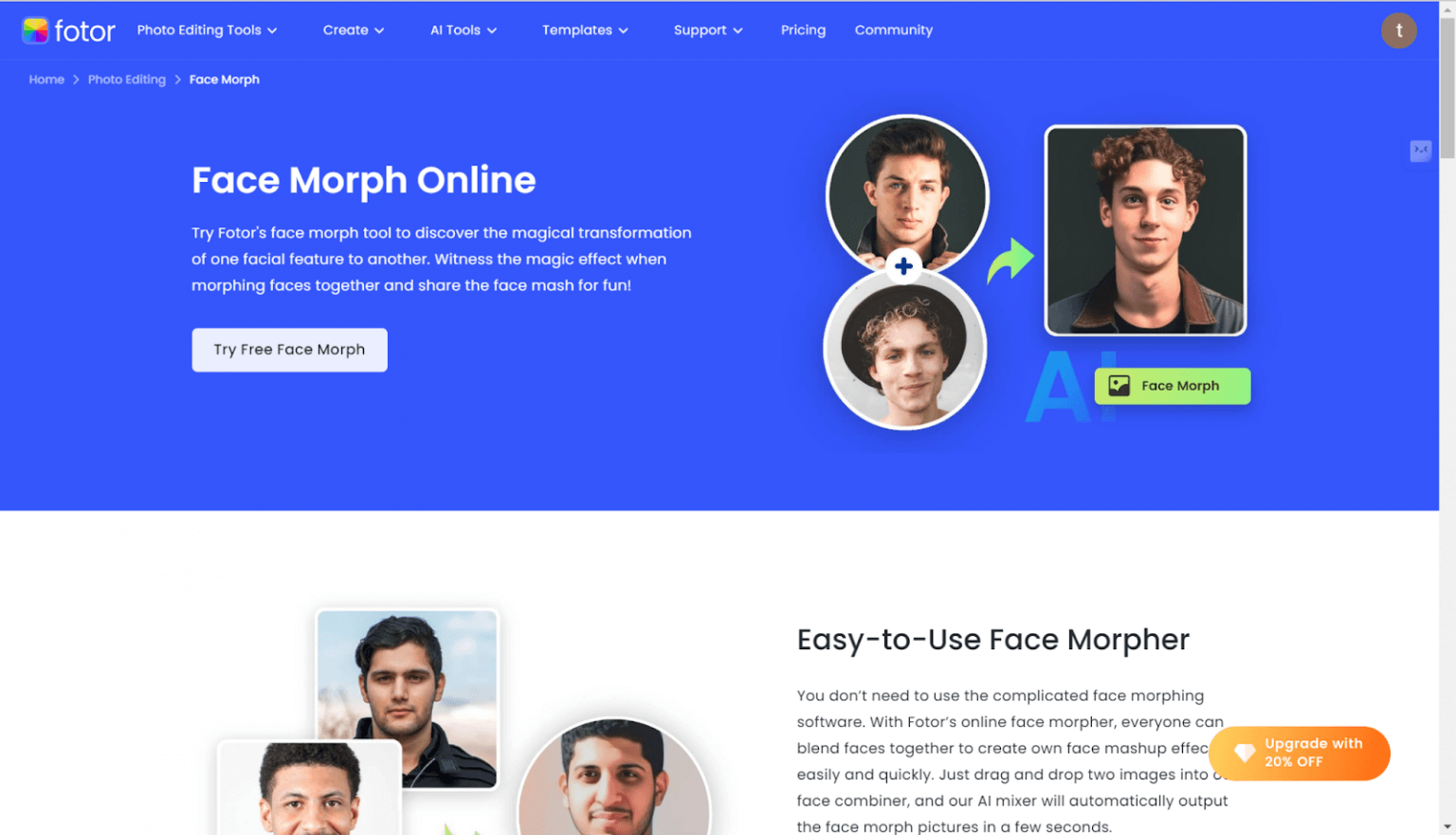 Top 7 Ai Face Morph Online Free 2024