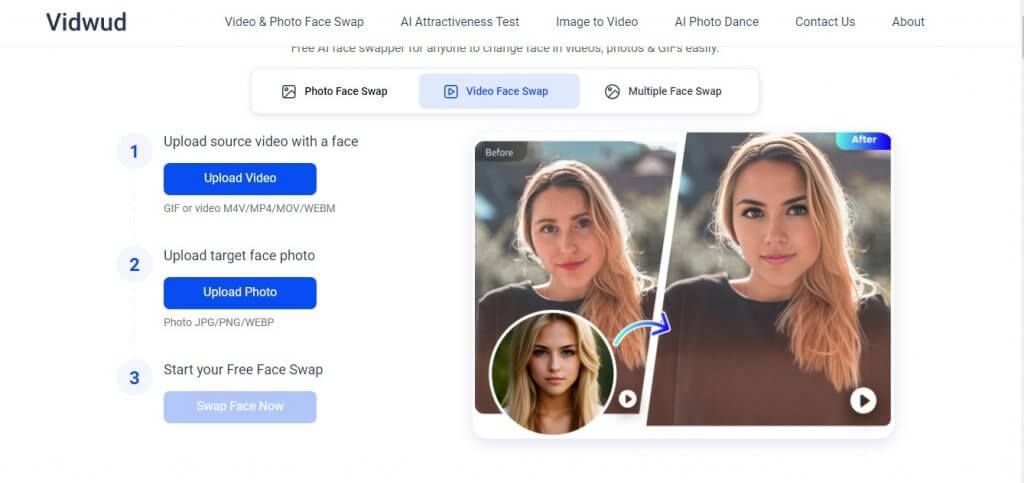 AI Face Swap Online Free for Photos/Videos/GIF 2024