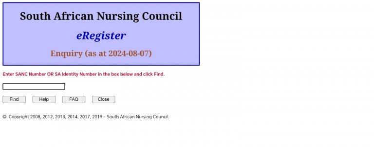How to Check My SANC Registration Status