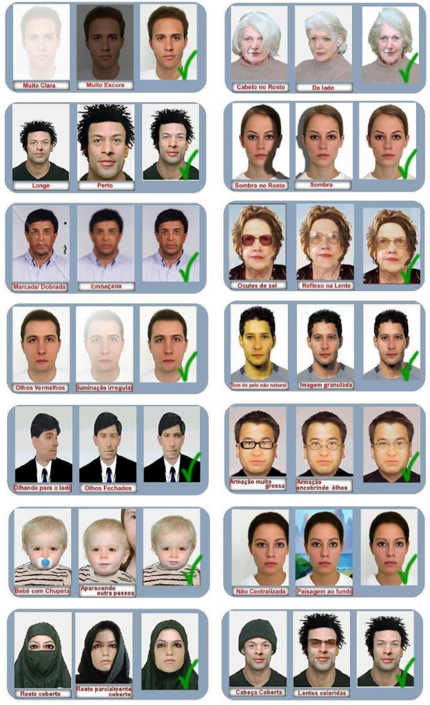 exigência de foto para passaporte brasileiro