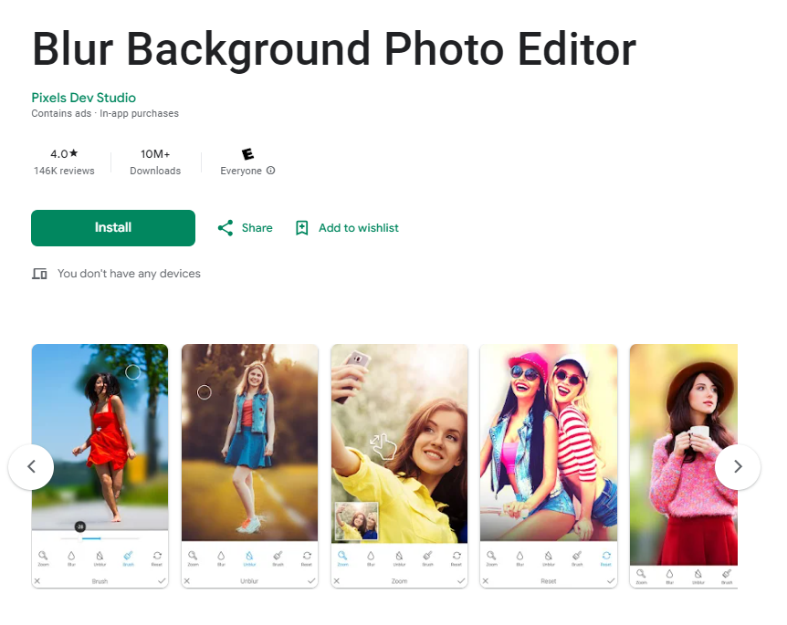 Blur Photo Editor