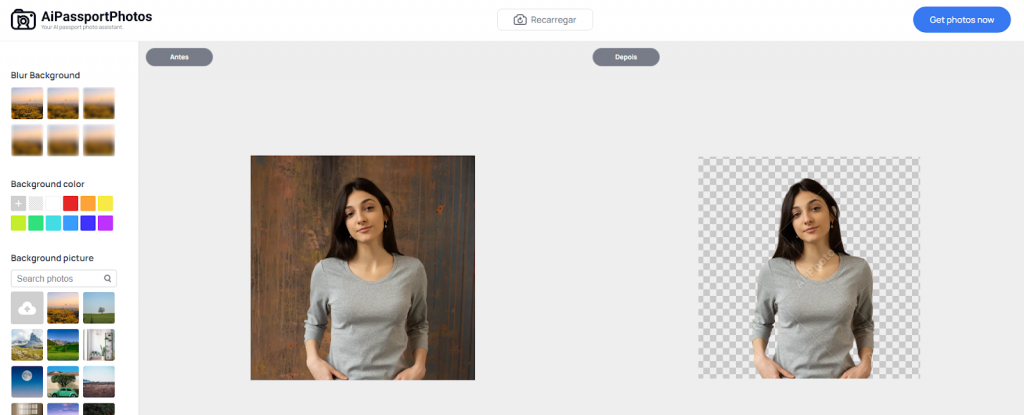 Os 8 Principais Sites para Remover o Fundo de Imagem AiPassportPhotos