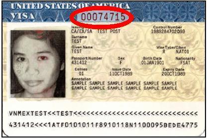 finding us visa number